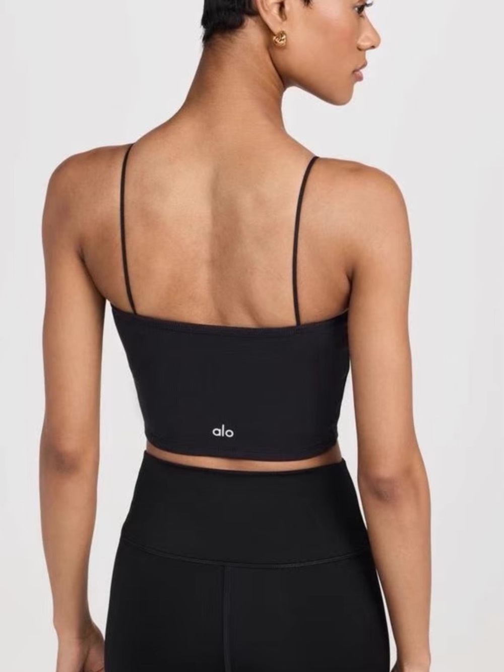 Alo Yoga Goddess Ribbed Bandeau Top size S